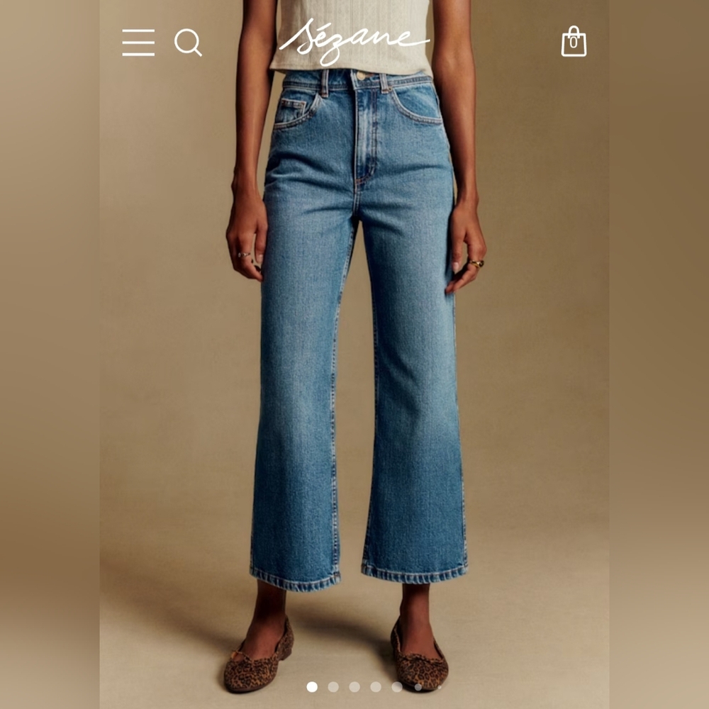 Sezane Le Crop Jeans